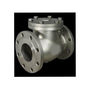 วาล์วกันกลับเหล็กกล้าคาร์บอนแรงดันสูงแบบสวิง คลาส 150 ชนิดเชื่อมต่อหน้าแปลน ขนาดพอร์ต 2 นิ้ว ODM สำหรับอุตสาหกรรมเคมี - Product Image 5