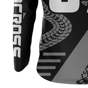 เสื้อเจอร์ซีย์มอเตอร์ไซค์สำหรับผู้ชาย แขนยาว พิมพ์ลายแบบซับลิเมชั่นเต็มตัว ระบายอากาศได้ดี กันลม ผลิตจากโพลีเอสเตอร์/คอตตอน ไซส์พลัส สำหรับผู้ใหญ่ - Product Image 5
