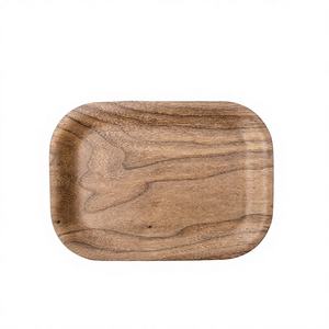 Plateau de pique-nique en bois artisanal de luxe, écologique, imprimé animalier et floral, compatible lave-vaisselle et micro-ondes, multifonctionnel - Product Image 3