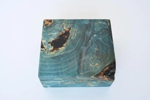 Standard Design Love Resin Jewelry Box with Artistic <b>Hand</b>-painted Knob for Earring Bracelet Necklace Storage - Product Image 3