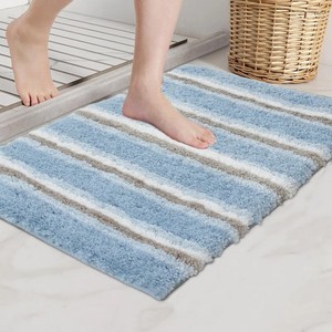 Tapis de bain en coton 100% tissé à la main par un fournisseur professionnel, de haute qualité, durable, réversible, design moderne pour la maison et l'hôtellerie - Product Image 2