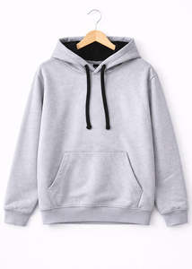 เสื้อฮู้ดดี้พรีเมียมทรงโอเวอร์ไซส์สำหรับผู้ชายและผู้หญิง  รับสกรีนโลโก้ ผ้าฝ้ายฟลีซ ผลิตโดยผู้ผลิตเสื้อผ้าสตรีทแวร์ - Product Image 1