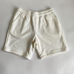 กางเกงขาสั้นกันเหงื่อสำหรับผู้ชายและผู้หญิงกางเกงขาสั้นผ้าฟลีซทำจากผ้าคอตตอนผ้าดิบฟอกสีน้ำเงินทำจากผ้าฝ้าย100% - Product Image 2