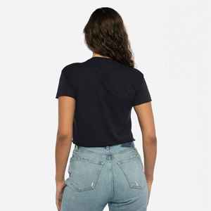 T-shirt court streetwear pour femme, doux, décontracté, pour l'été, vêtements de tous les jours - Product Image 4
