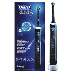 Offre spéciale Brosse à dents électrique rechargeable intelligente Oral B Genius X 20000 noire avec minuteur et contrôle de la pression pour un soin quotidien - Product Image 5