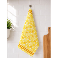 Essuie-tout de cuisine en coton imprimé |   Serviette de cuisine suspendue à motif agrumes citronniers |   Essuie-tout absorbant réutilisable pour la maison et la cuisine