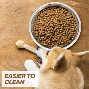 Bols pour chiens en acier inoxydable, fournis par l'usine, pour plusieurs chiens et chats, pour les foyers multi-animaux, pour le nourrissage et l'abreuvement, bols métalliques pour chiens - Product Image 5
