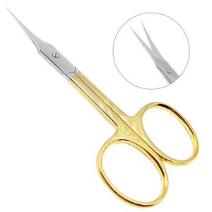 Tijeras profesionales para el pelo de la nariz, instrumento de aseo de acero inoxidable, herramienta de corte de precisión para el pelo de la nariz y el aseo facial - Product Image 4