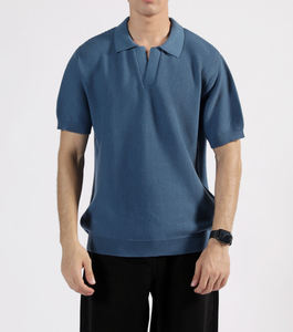 Nouveauté 2026 – T-shirt homme à manches longues en jersey 100 % coton, coupe ample, avec logo personnalisé imprimé, style Hip Hop, type polo - Product Image 1