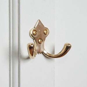 Luxury Brass Wall <b>Coat</b> <b>Hook</b> Rack for Home Jacket Key Bag Hanging with Decorative Organization and Storage Convenience - Product Image 2