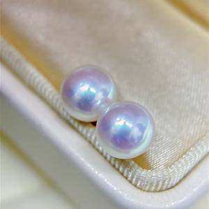 Classic Simple Round 6-7mm Zhuji Freshwater <b>Pearl</b> <b>Earrings</b> S925 Pure <b>Silver</b> for Women - Product Image 2