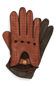 Gants en cuir PU pour hommes, imperméables, doublure en soie écologique, chauds, pour sports d'hiver, technologie tactile, style uni, thermiques, usage quotidien - Product Image 6