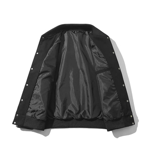 Custom Men's Hooded Heated Varsity <b>Jacket</b> <b>with</b> Wool <b>Lining</b> <b>Fleece</b> Fabric Unique Design for Winter - Product Image 2