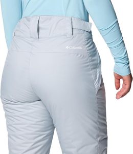 Pantalon de ski unisexe gris clair imperméable, coupe-vent, écologique -Tex avec isolation en polaire et fermeture à cordon - Product Image 6