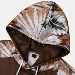 Vente en gros de sweats à capuche personnalisés pour femmes, en polaire, d'hiver, longs, décontractés, respirants, épais, unis, coupe oversize, à capuche courte sur le devant - Product Image 5