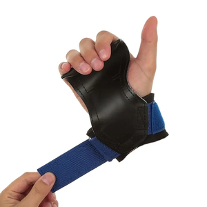 Protectores de Palma de Cuero con Correas Ajustables, Agarre Recto, Logotipo Personalizado, Equipo de Fitness, Agarre de Alta Calidad - Product Image 6