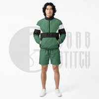 Ensemble veste coupe-vent et short imperméable pour homme, léger, pour la course à pied, vêtements de sport d'extérieur, fabricant OEM ODM