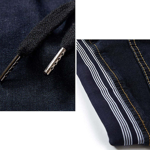 Pantalones Cortos de Mezclilla Premium para Hombre, Estilo Cargo con Bolsillos, Pantalones Cortos de Mezclilla de Tela de Algodón Resistente, Ropa de Trabajo para Exteriores - Product Image 4