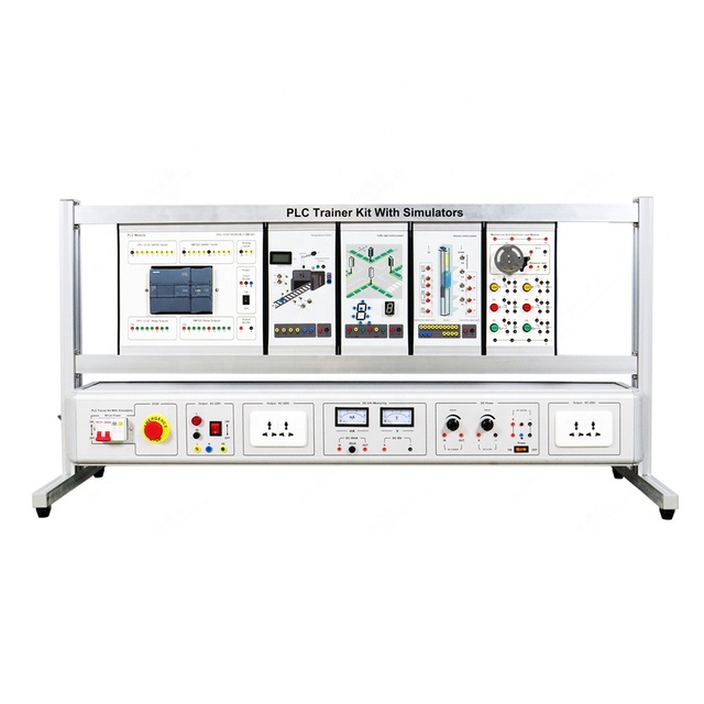 PLC Trainer Kit With Simulators Didactic Equipment Educational School Laboratory Electrical Training Equipment