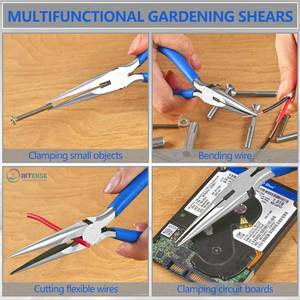 คีมปากแหลมสแตนเลส 6.5 นิ้ว สำหรับดัดลวด ทำเครื่องประดับ DIY คีมปากหยัก - Product Image 4