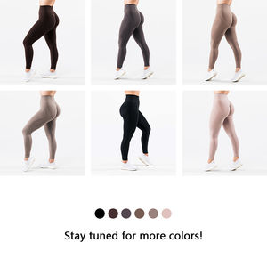 Leggings de fitness et de yoga pour femmes, effet push-up fessier, taille élastique, respirants, sans couture, pour la gym et l'entraînement - Product Image 2