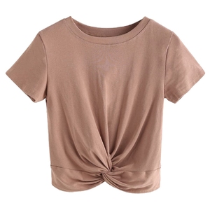 Camiseta Corta para Mujer de Alta Calidad, Tejido Resistente, Ropa Deportiva para Gimnasio, Cómoda, Elegante y Casual - Product Image 5