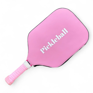 Housse de raquette de pickleball rose, couleur unie, imperméable, portable, résistante à l'abrasion, protection solaire, sac d'entraînement personnalisé pour l'extérieur - Product Image 1