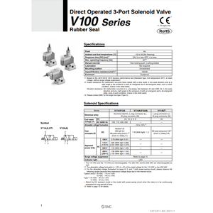SMC Pneumatics Solenoid Valve V114-5MOZ High-quality <b>Pneumatic</b> <b>Part</b> - Product Image 4