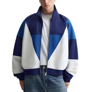 Chaqueta de bombardero clásica cortavientos para hombre, estilo callejero de lona, logotipo personalizado, cortavientos impermeable multicolor, venta al por mayor 2026 - Product Image 1