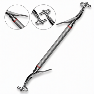 Instrumento Dental Restaurador Manual de Acero Inoxidable de Doble Extremo de 8 Pulgadas con Mango Ergonómico y Puntas Jumbo Profesional - Product Image 2