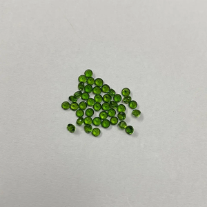 โครเมี่ยมธรรมชาติไดออพไซด์ทรงกลม2มม. สีตัดสดใสอัญมณีหลวมอัญมณีทำด้วยมือเครื่องประดับที่ขายส่งราคา - Product Image 2