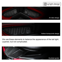 NOUVEAU Feu arrière AJ Light Design MMBCU NAGA pour moto, feu stop de mise à niveau, modification de rétrofit, fabriqué à Taïwan, garantie 12 mois
