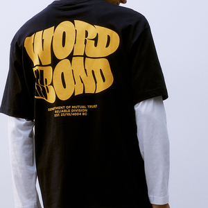 Camiseta de Alta Calidad, 100% Algodón, Lavado Ácido, Cuello Redondo, Corte Holgado, Estampada, Estilo Urbano, Hecha en Pakistán - Product Image 4
