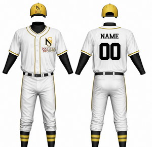 Uniforme de baseball personnalisé réversible imprimé par transfert thermique, unisexe, 100% polyester, respirant, écologique, antibactérien, kit adulte - Product Image 5