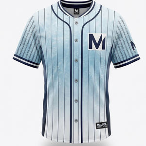 Camiseta de béisbol de sublimación de alta calidad, ropa deportiva de moda urbana, MALUZA INDUSTRIES, camiseta de béisbol personalizada para equipos. - Product Image 1