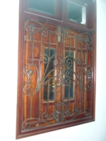 Suministro Directo de Fábrica, Precios Competitivos, Puerta de Hierro EURO, Hierro Forjado Galvanizado, Reja Decorativa Tradicional para Ventanas, Flexible