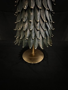 Sapin de Noël rustique en fer sur pied avec étoile sur le dessus - Product Image 3