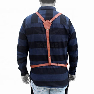 Affordable Price Durable Barber <b>Aprons</b> Premium <b>Leather</b> Fabric Salon Comfortable Fit Barber <b>Aprons</b> - Product Image 3