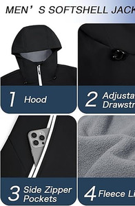 Softshell <b>jacket</b> <b>Men's</b> <b>jacket</b> Retro-Active Series: <b>Men</b>’s Charcoal Grey High-Mobility Training Shorts with Crimson Side-Panel Ac - Product Image 5