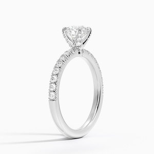 SOJ <b>Ring</b> 06 Round Cut 925 Silver Adorned Amelie Diamond & Rhodium Plated Wedding 2ct D Color VVS1 Moissanite GRA Certified - Product Image 2