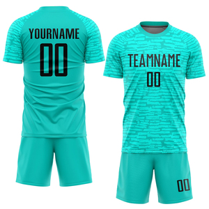 ชุดเสื้อฟุตบอลชายแบบสั่งทำพิเศษ ผ้าโพลีเอสเตอร์ 100% ระบายเหงื่อได้ดี คอวี แขนสั้น ทรงปกติ ลายสก็อตด้านหน้า พร้อมชื่อทีม - Product Image 2