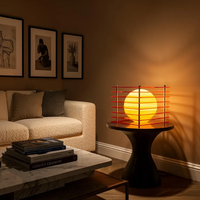 Lampe de table nordique colorée 2026 en promotion avec abat-jour et base en caoutchouc, lumière LED réglable pour la maison, cadeau romantique de la Saint-Valentin
