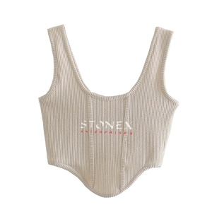 Blusa deportiva de alta calidad para mujer, camiseta elegante corta al por mayor, camisetas de tirantes personalizadas, Camiseta deportiva de alta calidad - Product Image 1