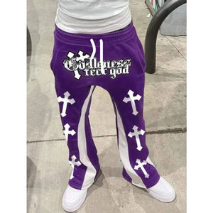 Pantalones Deportivos Rectos para Hombre, Estilo Y2K, con Estampado 3D, Desgastados, Corte Holgado, Cintura Media, Estilo Urbano, Hip Hop, Vintage - Product Image 4