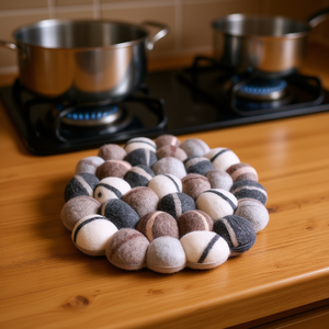 Maniques de four en feutre pour la cuisson sur pierre - Product Image 3