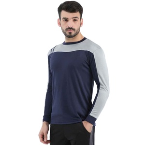 Top Tendance Gym Fitness T-Shirts pour Adultes 100% Coton Séchage Rapide Respirant Anti-Rétrécissement Manches Raglan O-Neck Top Made Pakistan - Product Image 1