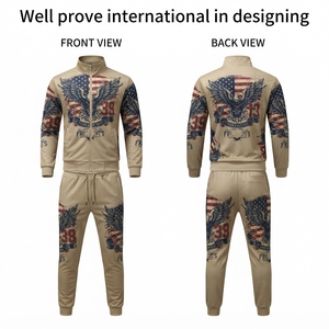 Survêtement bleu royal pour homme, 320 GSM, polaire polyester premium, respirant, imperméable, vêtements de sport, logo en silicone 3D personnalisé - Product Image 6