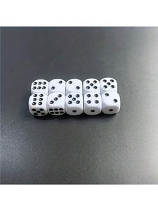 Dés de jeu D6 standard à six faces, portables, écologiques, en résine faite à la main avec motifs uniques et coins arrondis en acrylique, pour le jeu Yahtzee - Product Image 3