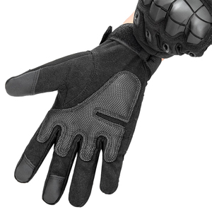 Gants de moto d'hiver avec écran tactile, en cuir, pour la conduite en extérieur et les courses de moto - Product Image 5