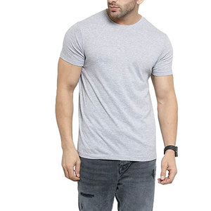Camiseta de Manga Corta para Hombre, Cómoda, Transpirable, de Color Sólido, de Secado Rápido, Cuello Redondo, Tejida, en Oferta Online con MOQ Bajo, al Mejor Precio - Product Image 2